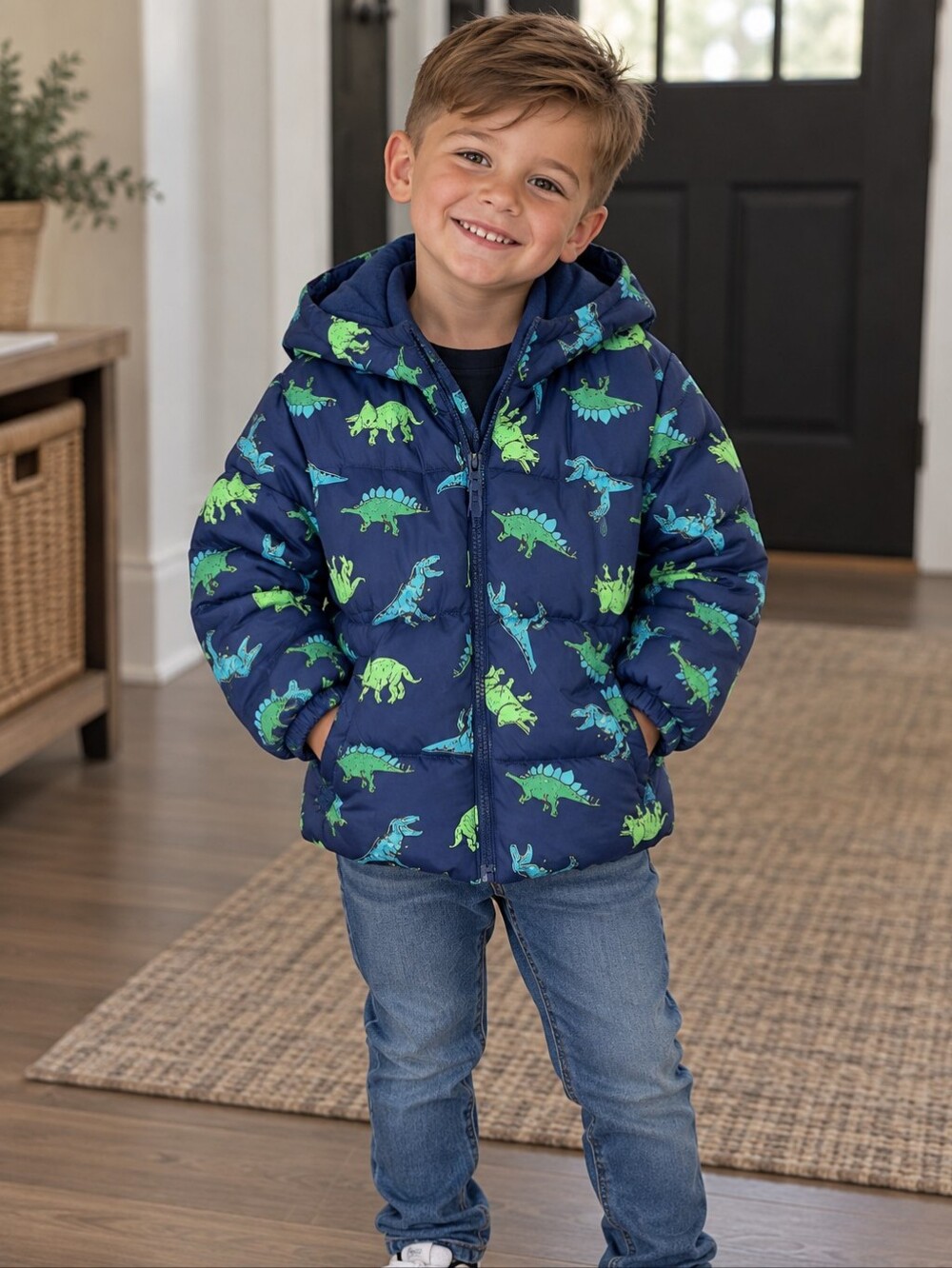 Old Navy Navy Blue Kids Jacket